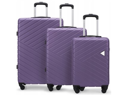 Cestovní kufr MALAGA - Fialový