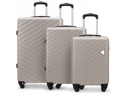 Cestovní Kufr MALAGA - Béžový