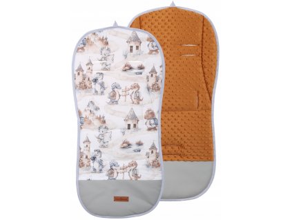 Oboustranná podložka do kočárku PREMIUM, vzor 739