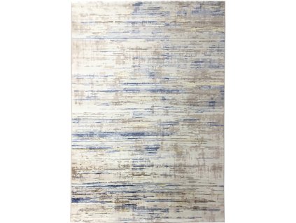 Koberec Modern Rugs Hane 683 - bílý a tmavě modrý