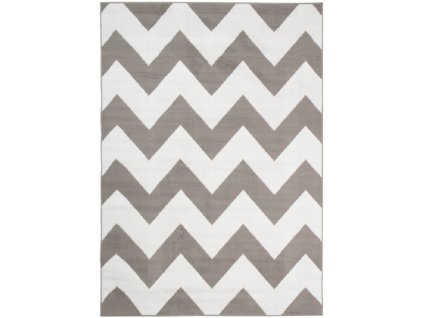 Koberec Modern Rugs Mons Linea 437 - světle šedo-bílý