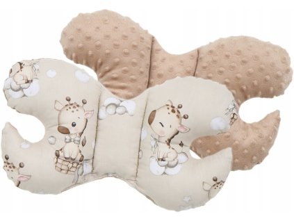 Polštářek motýlek z minky, vzor 778