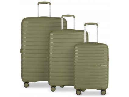Cestovní Kufr MAURITIUS - Zelený