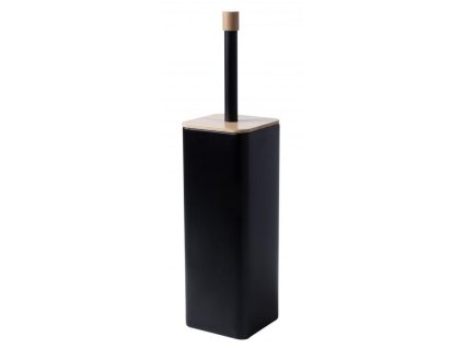 WC štětka FORK černá/bambus