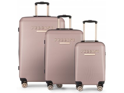 Cestovní Kufr LOS ANGELES - Růžový