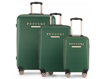 Cestovní Kufr LOS ANGELES - Zelený
