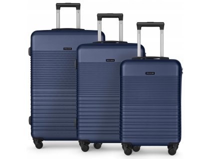 Cestovní Kufr ANTALYA - Tmavě Modrý