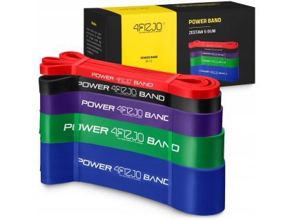 Sada 5 odporovacích gum POWER BAND