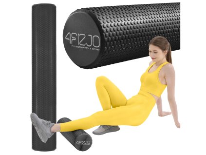 Válec s masážními výstupky CARE+ 90 cm černý