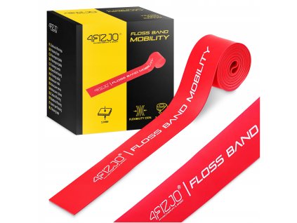 Rehabilitační pás FLOSS BAND 1 mm červeny