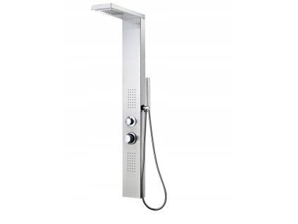 Sprchový panel CASCADE 4v1 stříbrný