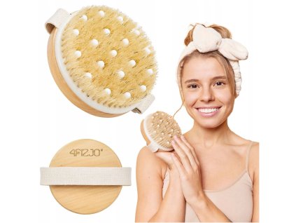 Masážní kartáč na tělo s výpustky na sucho