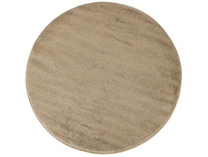 Kulatý koberec Jednobarevný ONE COLOR Béžový