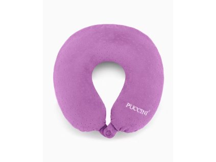 Cestovní polštářek rohlík – fialový