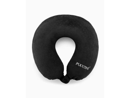 Cestovní polštářek rohlík – černý