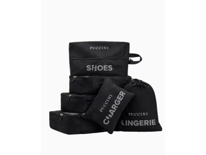 Sada organizérů do kufru – černá