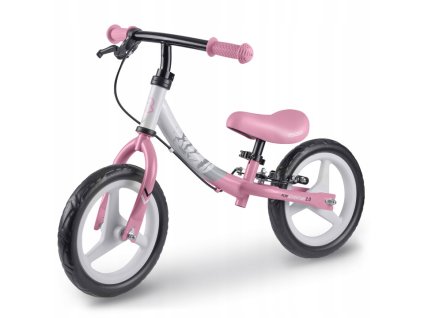 Dětské odrážedlo VELOKID – bílo-růžové