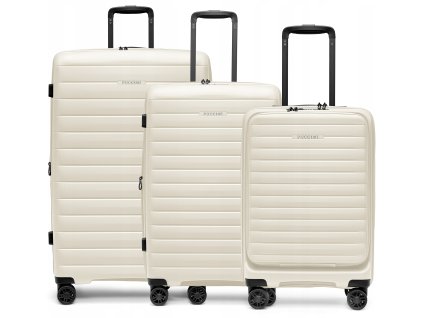 Cestovní kufr z polypropylenu SEOUL Collection – bílý