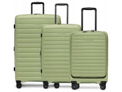 Cestovní kufr z polypropylenu SEOUL Collection – zelený
