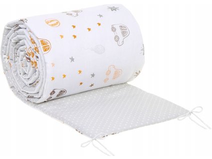 Ochranný mantinel do postýlky PREMIUM 180x30 cm, vzor 753