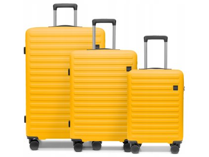Cestovní kufr z polykarbonátu MUNICH - žlutý