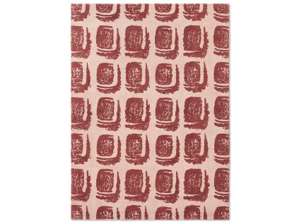 Koberec Ted Baker - WOODBLOCK Red 163003
