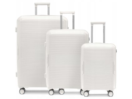 Cestovní kufr z polypropylenu YOKU – bílý