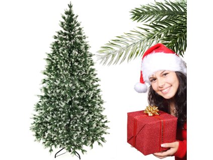 Umělý vánoční stromek – Jedle Alpská Zasněžená Premium