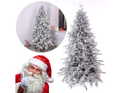 Umělý vánoční stromek – Jedle Královská Zasněžená Premium