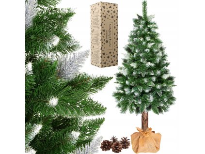 Umělý vánoční stromek na kmínku – Borovice Diamantová