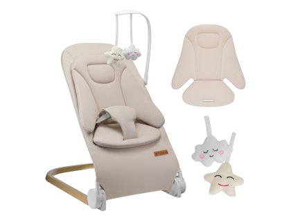 Lehátko–houpačka DREAMER – béžová