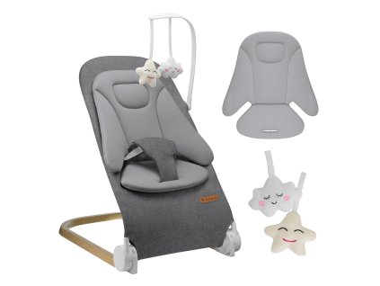 Lehátko–houpačka DREAMER – šedá