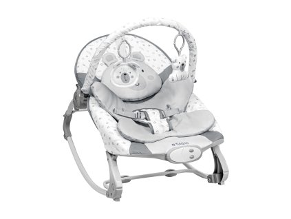 Multifunkční lehátko–houpačka BEAR – šedá