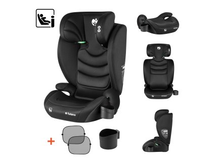 Autosedačka DRIVE PRO 100–150 cm i-Size – černá