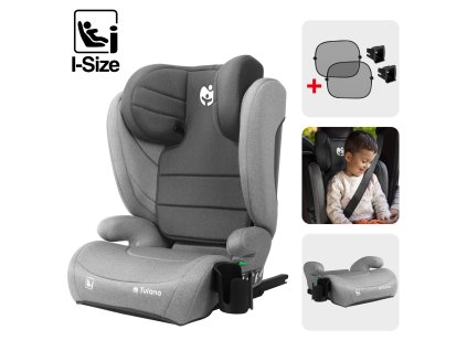 Autosedačka PROTECT i-Size 100–150 ISOFIX - šedá