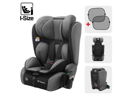 Autosedačka SAFEWAY i-Size 9-36 kg – šedo-černá