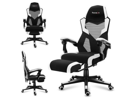 Herní křeslo SHADOW 3.1 - černo-bílé