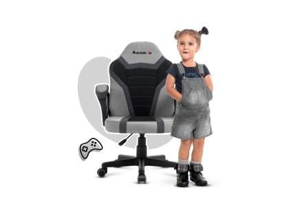 Herní křeslo MINI FORCE – šedé