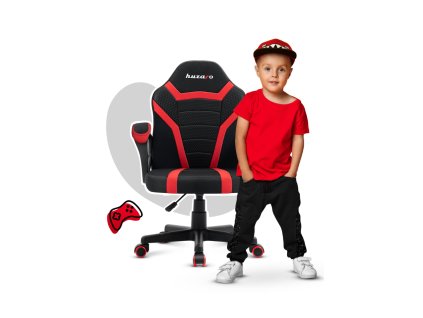 Herní křeslo MINI FORCE – červené
