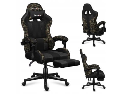 Herní křeslo CARBON ELITE Mesh – maskáč