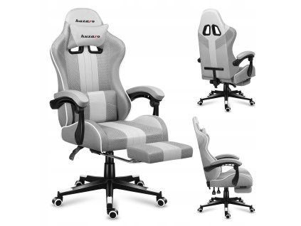 Herní křeslo CARBON ELITE Mesh - bílé