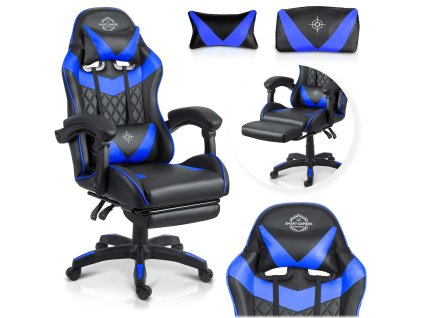 Herní židle SHADOW STRIKE – modré