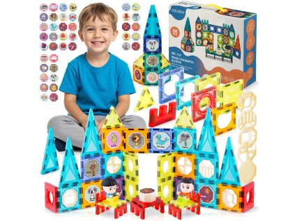 Magnetické stavebnice MAGIC MAGNETIC – 98 dílků