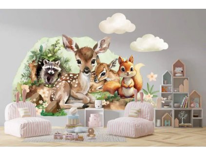 Samolepka Lesní Přátelé