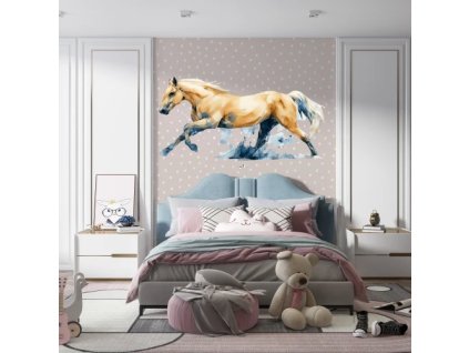 Samolepka akvarelový kůň