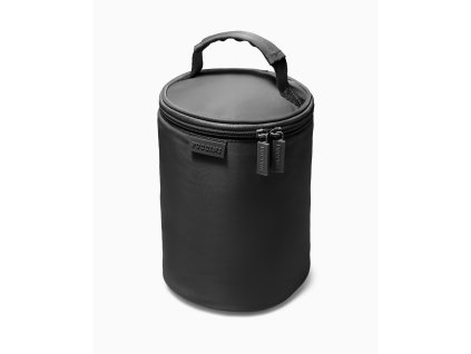 Velká dámská kosmetická taška typu tuba – černá