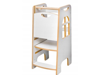 Montessori kuchyňský pomocník Kitchen Helper TOWER STEP – bílý