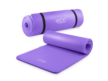 Podložka na cvičení NBR 1,5 cm - fialová