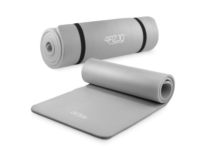 Podložka na cvičení NBR 1,5 cm - šedá