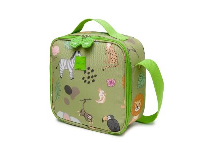 Dětská taška na svačinu – zelená safari